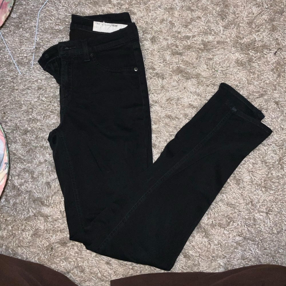 Rag and Bone black Leggings jean size 27